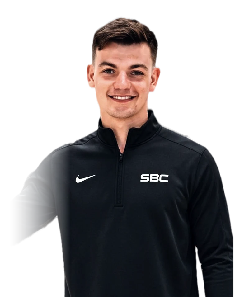 Austin Vansant in an SBC training top